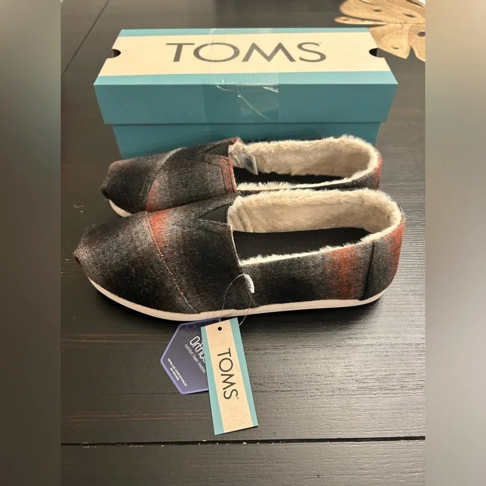 TOMS Men's Alpargata Recycled Cotton Canvas” Loafer Flat Size 7